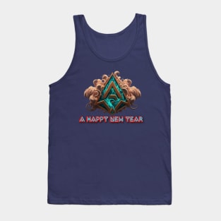 New Year's cloud Tank Top